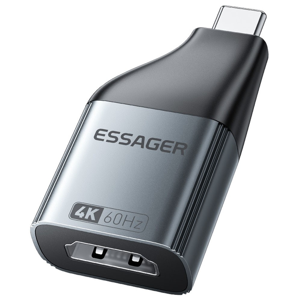 ESSAGER ESSAGER 4K 60Hz HDMI Hona Till USB-C Hane Adapter Grå