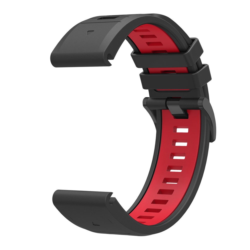  Garmin Fenix 22 mm Armband Quick Release Silikon Svart