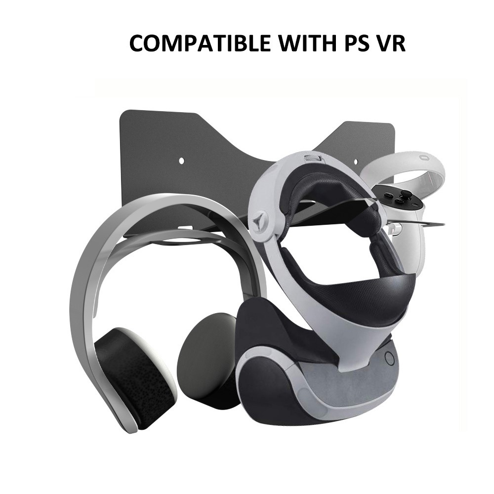 JYS JYS Meta Quest 2 / PS VR2 Väggfäst För Headset & Kontroll Svart