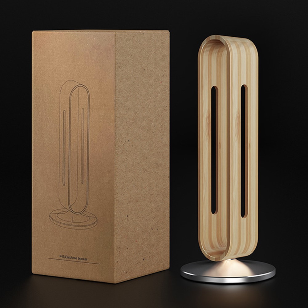 BONERUY BONERUY Hörlursställ Bambu Silver
