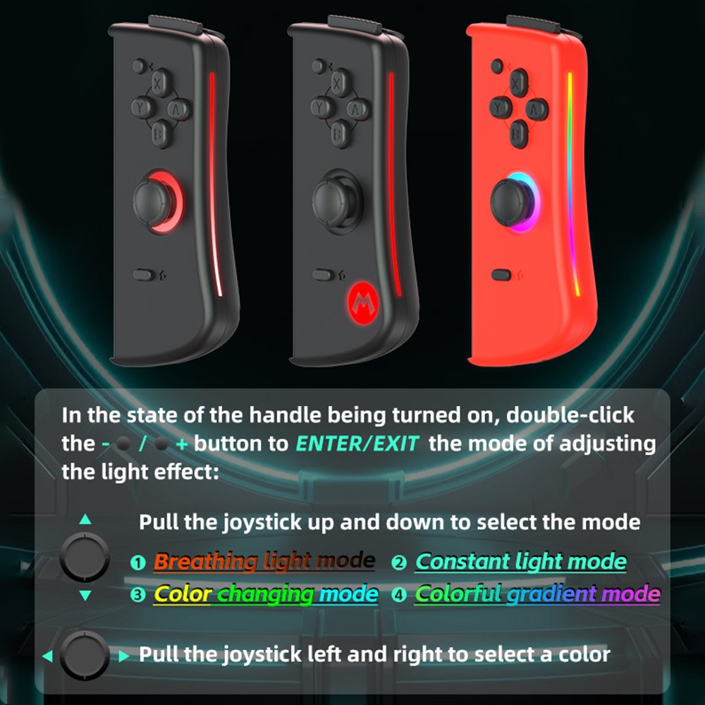 DATA FROG DATA FROG Nintendo Switch Joy-Con Kontroll Svart