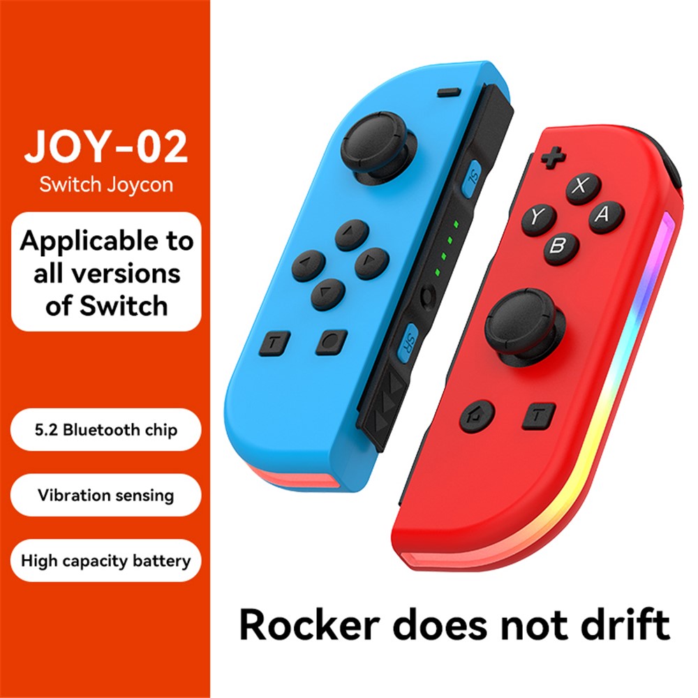 DOBE DOBE Nintendo Switch Joy-Con Kontroll RGB Röd / Blå