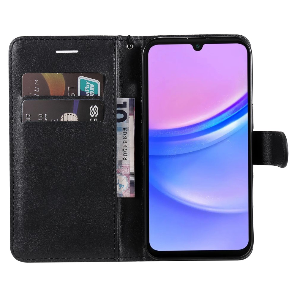  Samsung Galaxy A16 Fodral Läder Svart