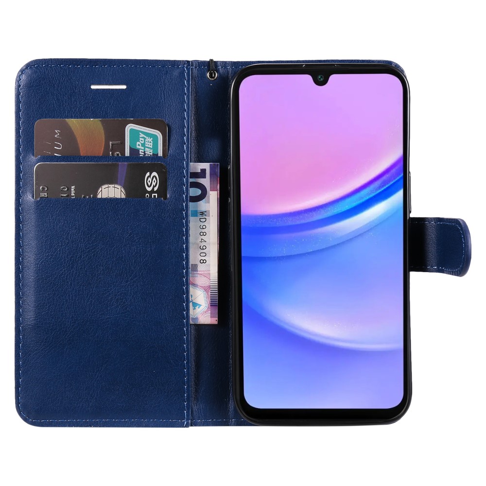  Samsung Galaxy A16 Fodral Läder Blå