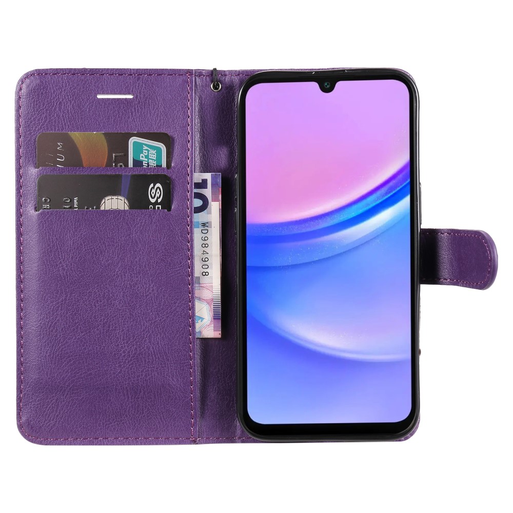  Samsung Galaxy A16 Fodral Läder Lila