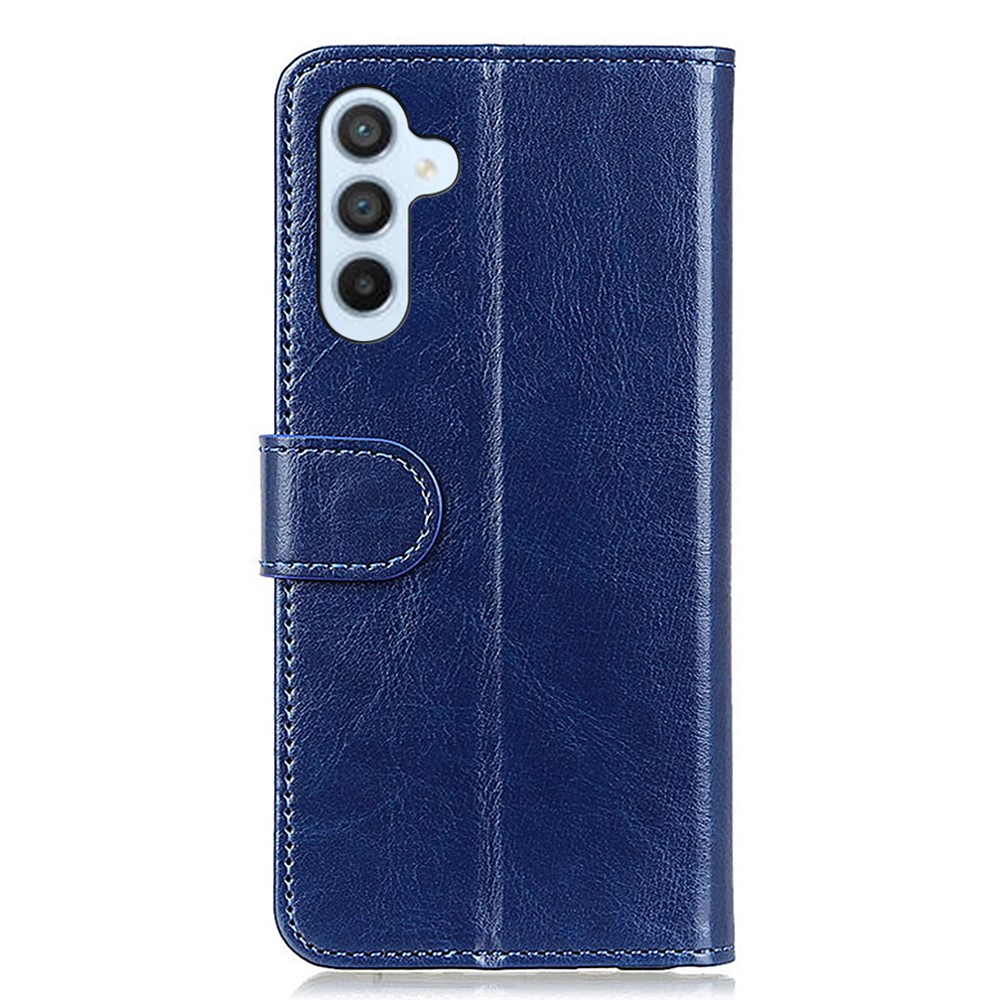  Samsung Galaxy A16 Fodral Crazy Horse Läder Blå