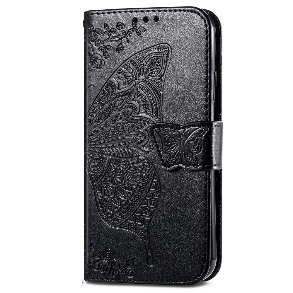  Samsung Galaxy A16 Fodral Med Fjäril Tryck Svart