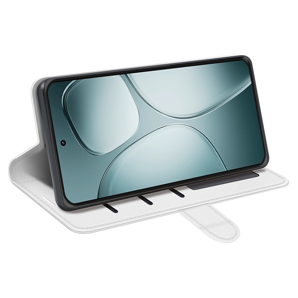  Xiaomi 14T Fodral Crazy Horse Läder Vit