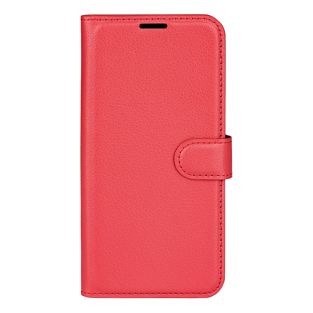  Xiaomi 14T Fodral Litchi Läder Röd