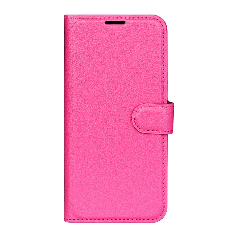  Xiaomi 14T Fodral Litchi Läder Rosa