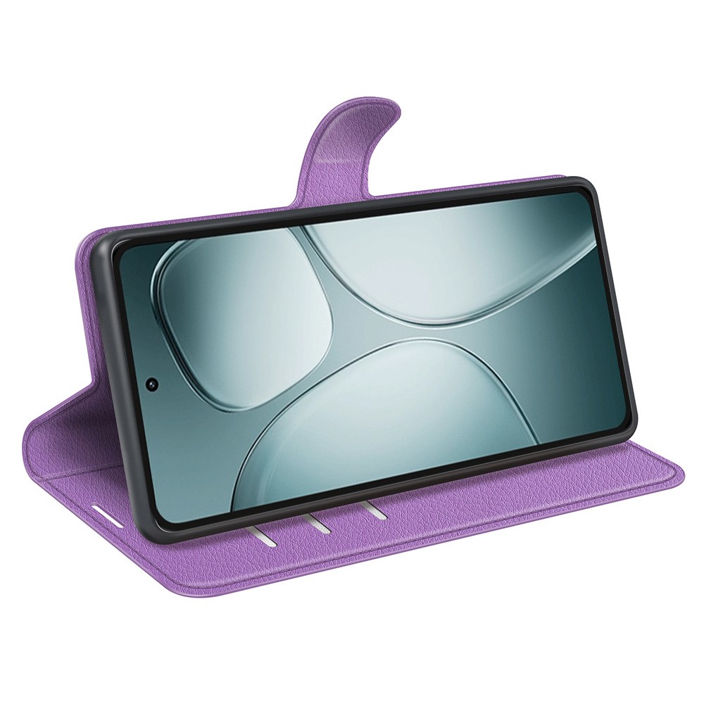  Xiaomi 14T Fodral Litchi Läder Lila