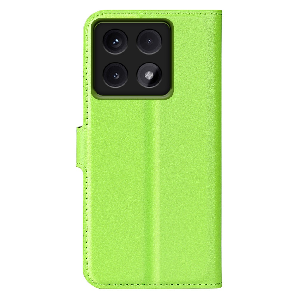  Xiaomi 14T Pro Fodral Litchi Läder Grön