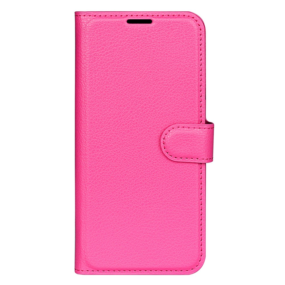  Xiaomi 14T Pro Fodral Litchi Läder Rosa
