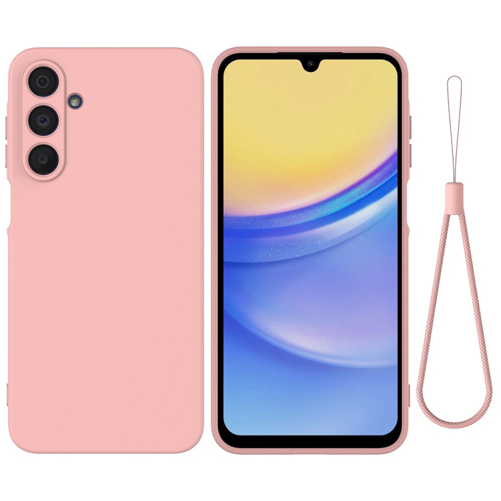  Samsung Galaxy A16 Skal Liquid Silikon Rosa