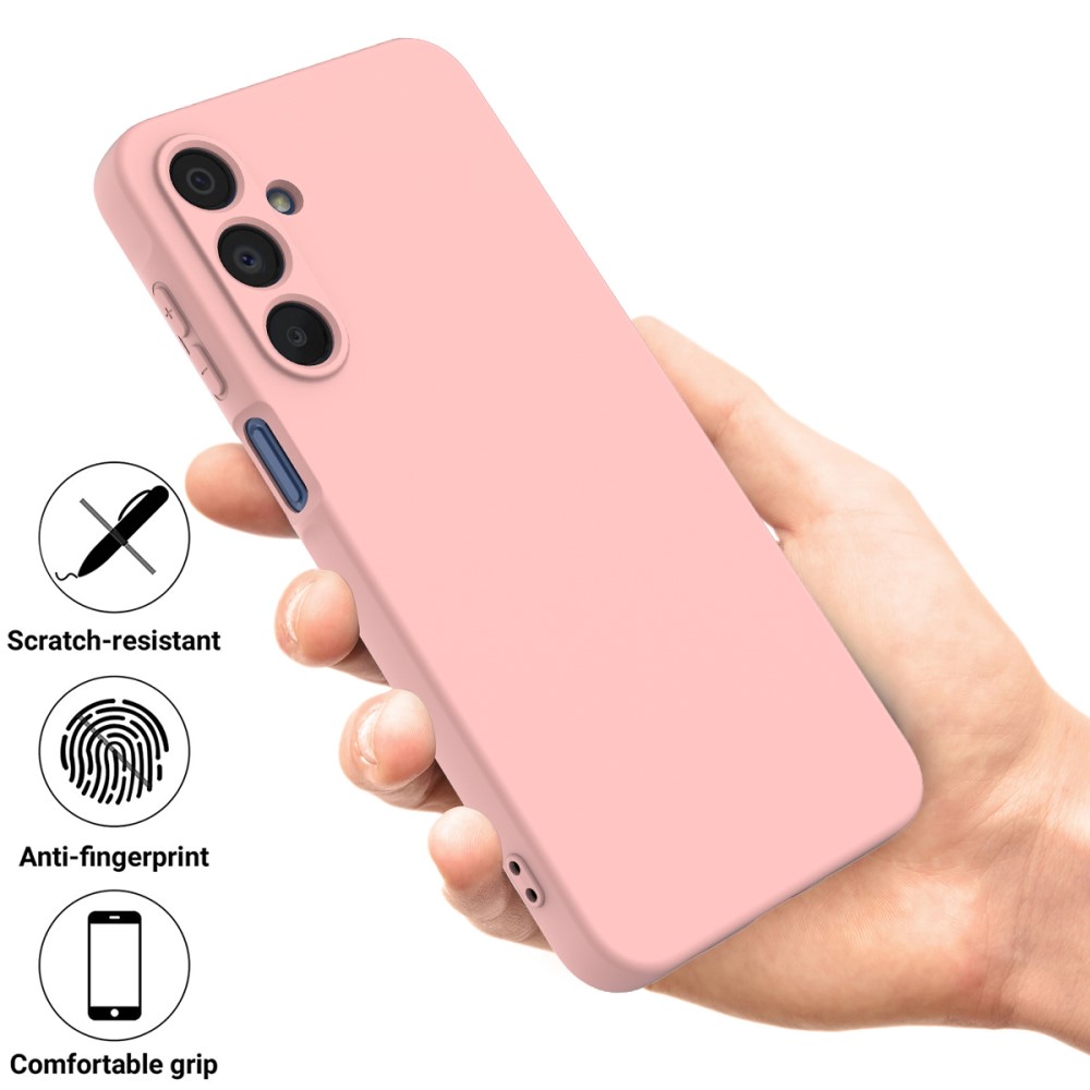  Samsung Galaxy A16 Skal Liquid Silikon Rosa