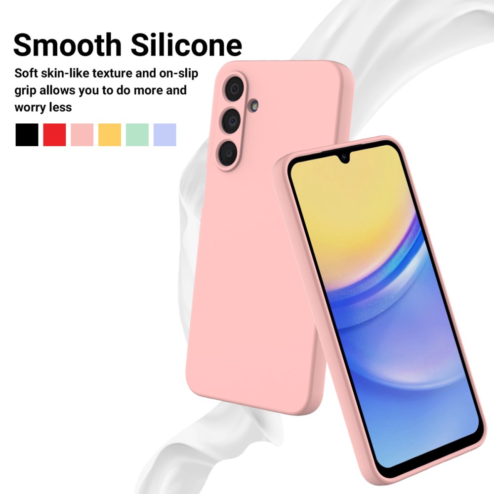  Samsung Galaxy A16 Skal Liquid Silikon Rosa