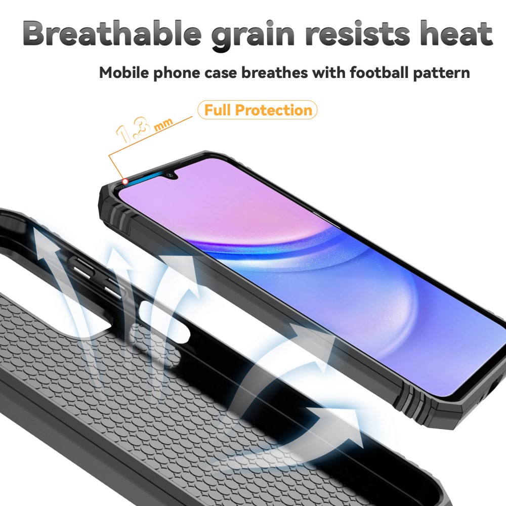  Samsung Galaxy A16 Skal CamShield Ring Hybrid Svart