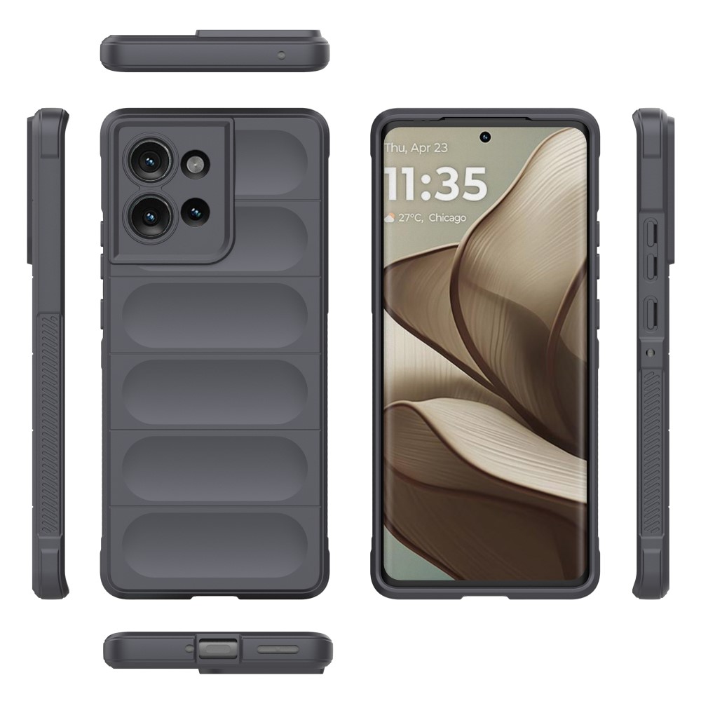  Motorola Edge 50 Skal Magic Shield Grå