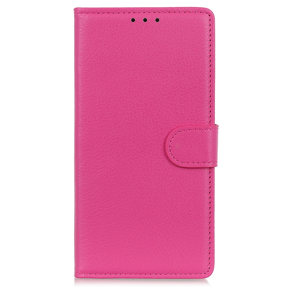  Xiaomi Redmi 14C Fodral Litchi Läder Rosa
