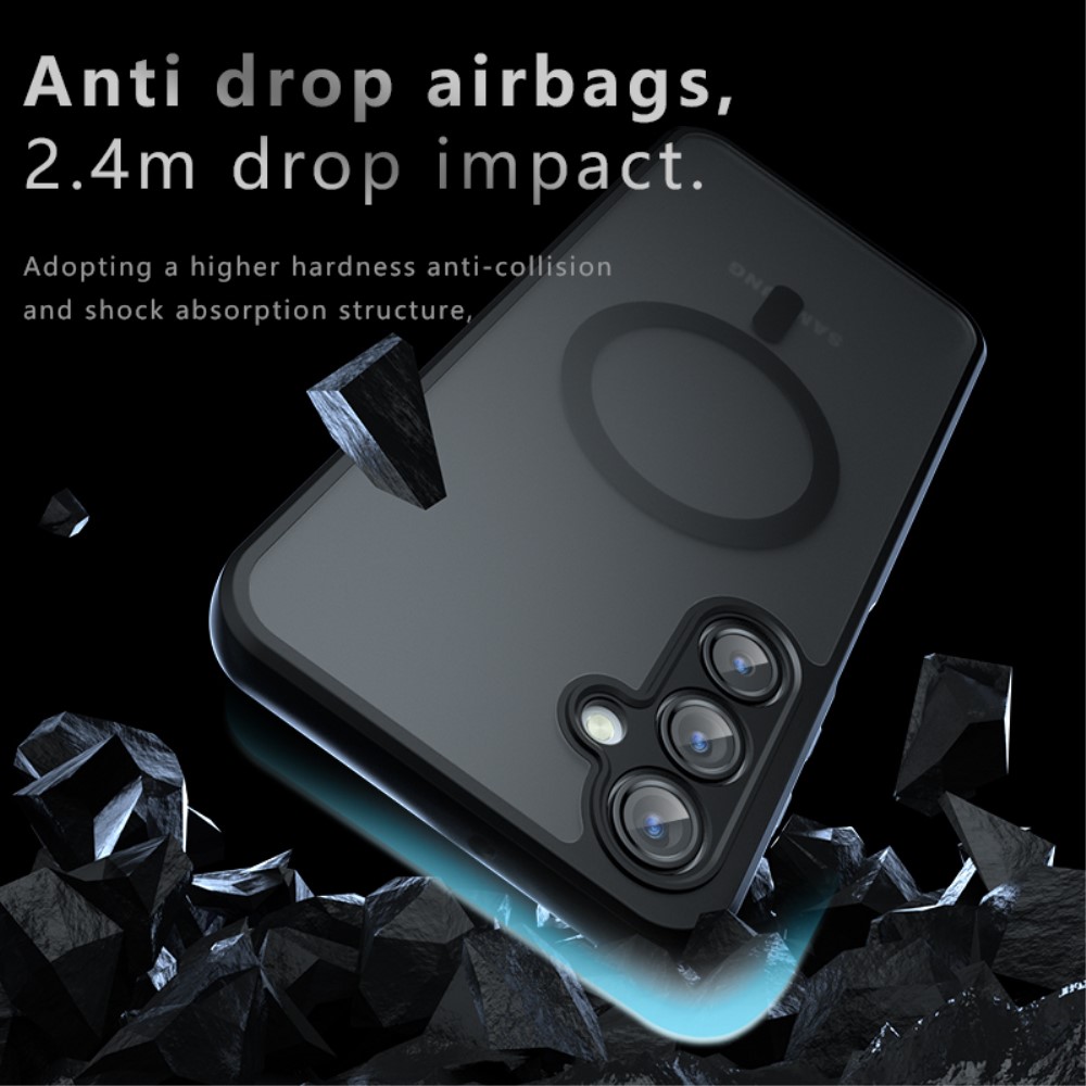  Samsung Galaxy A16 Skal MagSafe Hybrid Matt Svart