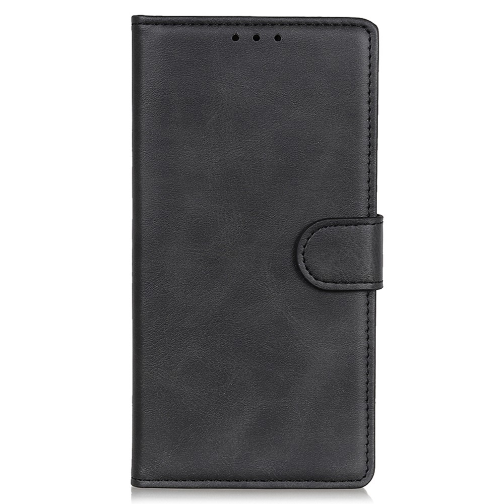  Motorola Edge 50 Plånboksfodral Läder Svart