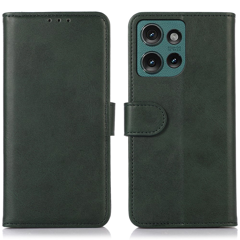  Motorola Edge 50 Fodral Läder Grön