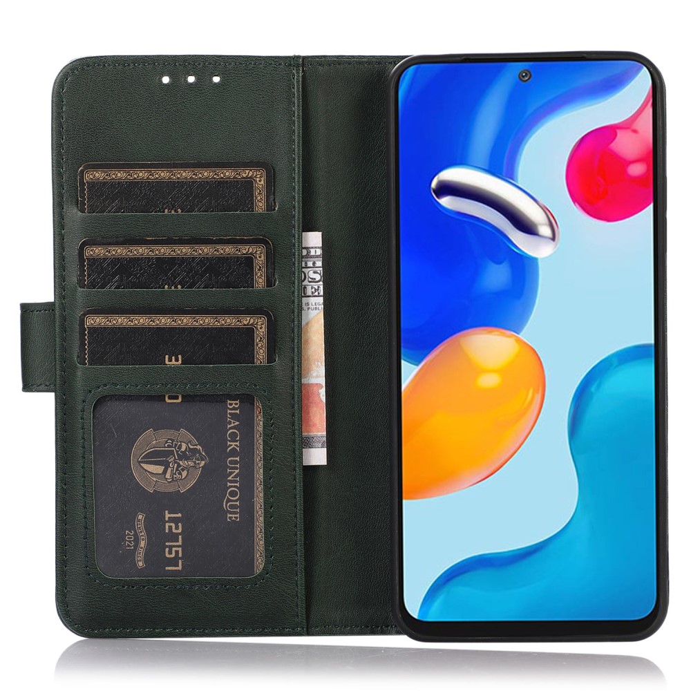  Motorola Edge 50 Fodral Läder Grön