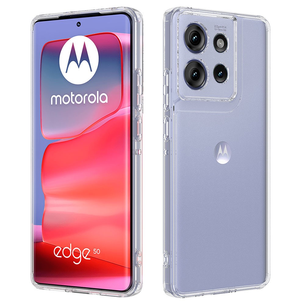  Motorola Edge 50 Skal TPU / Akryl Shockproof Transparent