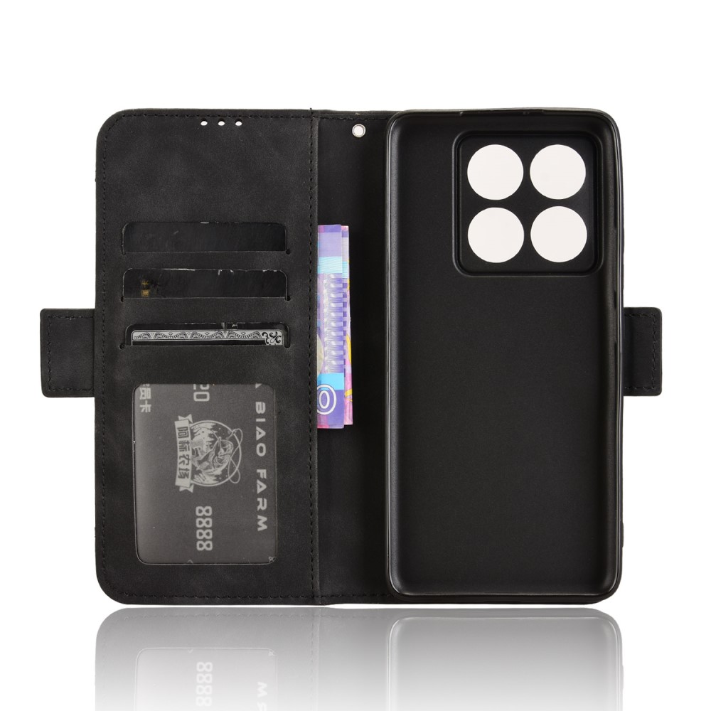  Xiaomi 14T Pro Fodral Med Avtagbart Kortfodral Svart