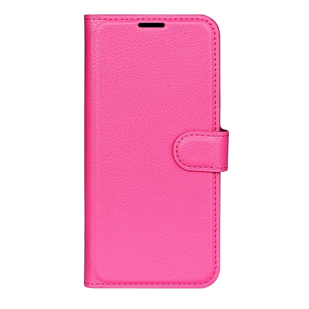  Xiaomi Redmi 14C Fodral Litchi Läder Rosa