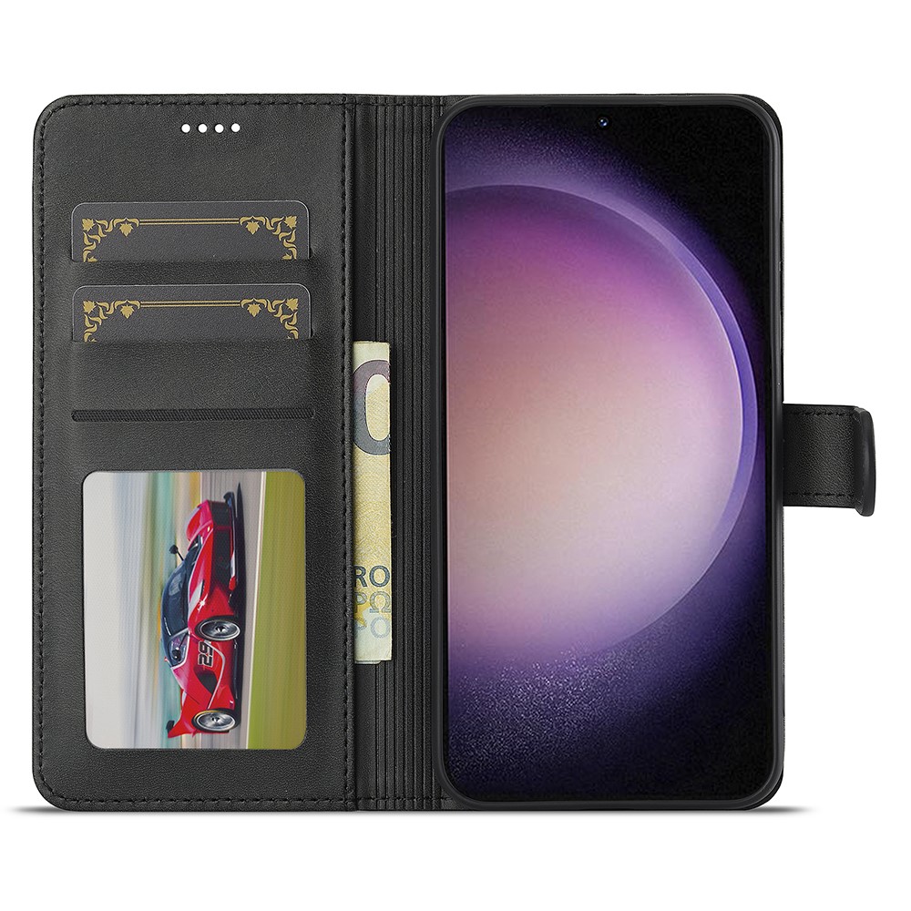 LC.IMEEKE LC.IMEEKE Samsung Galaxy A16 Fodral Läder Svart
