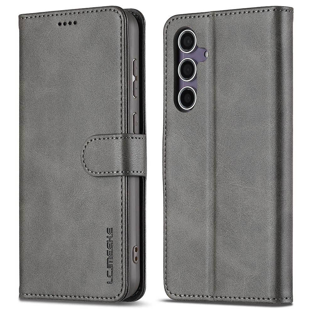 LC.IMEEKE LC.IMEEKE Samsung Galaxy A16 Fodral Läder Grå