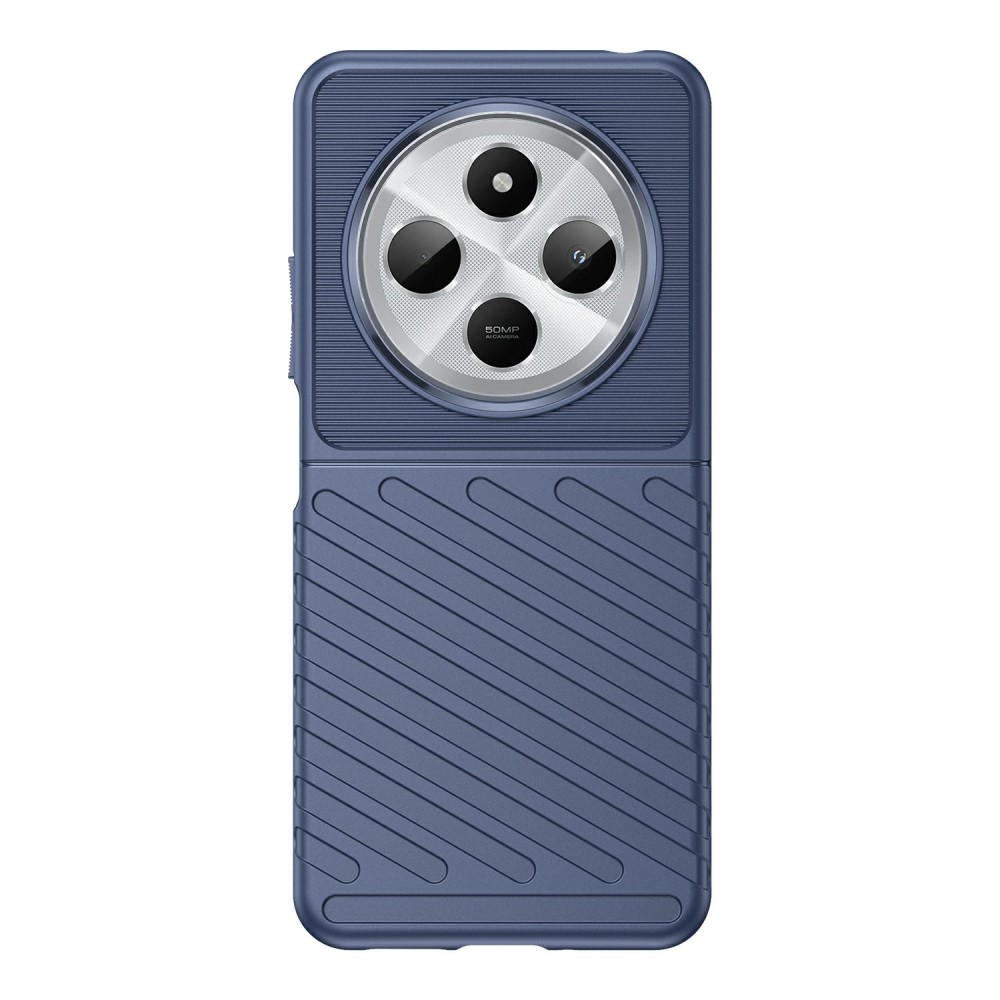  Xiaomi Redmi 14C Skal Twill Textur Blå