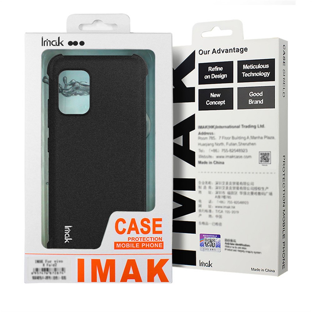 IMAK IMAK Xiaomi 14T Pro Skal TPU AirBag Shockproof Svart