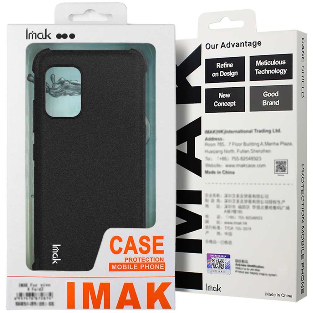 IMAK IMAK Xiaomi Redmi 14C Skal TPU AirBag Shockproof Svart
