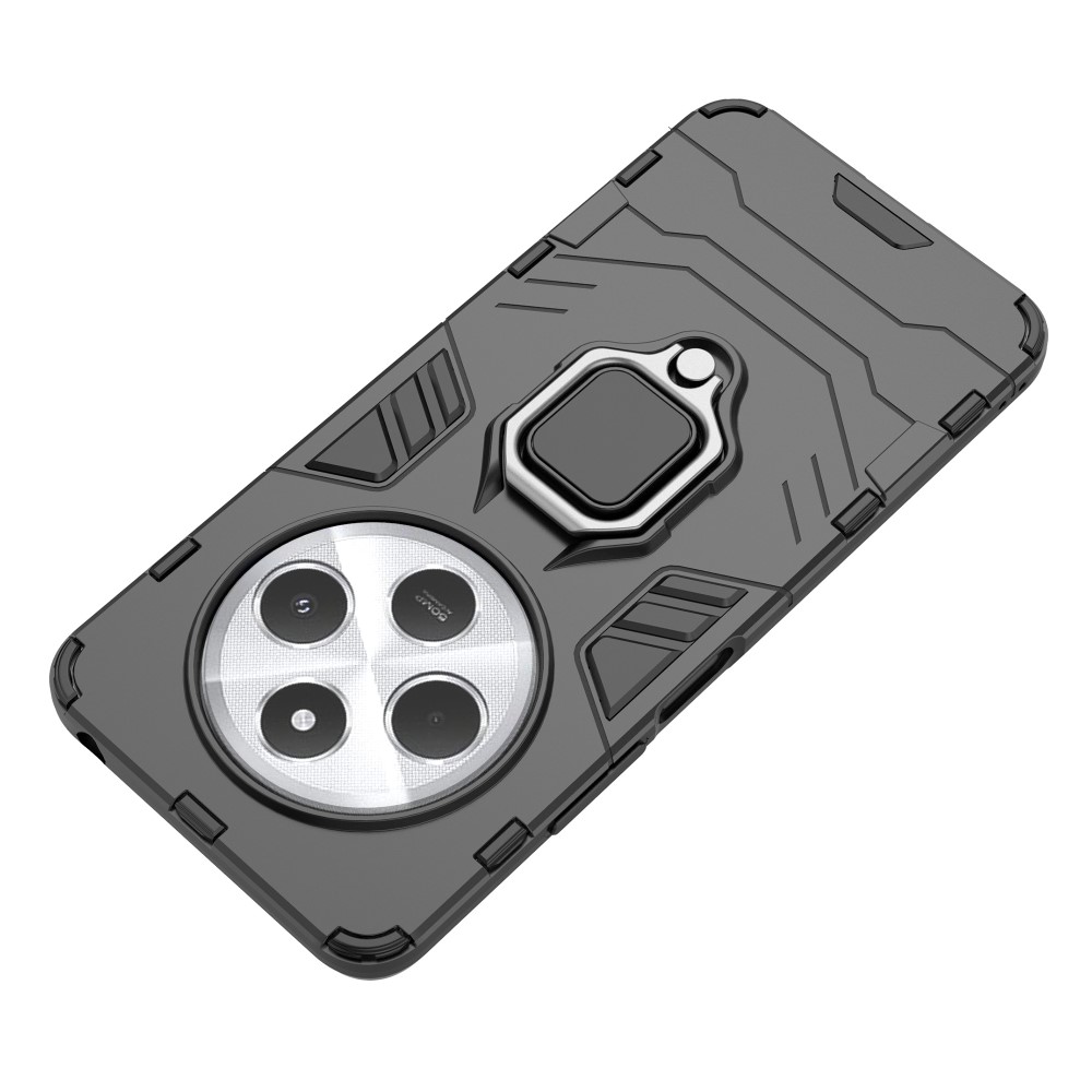  Xiaomi Redmi 14C Skal Hybrid Armor Ring Svart