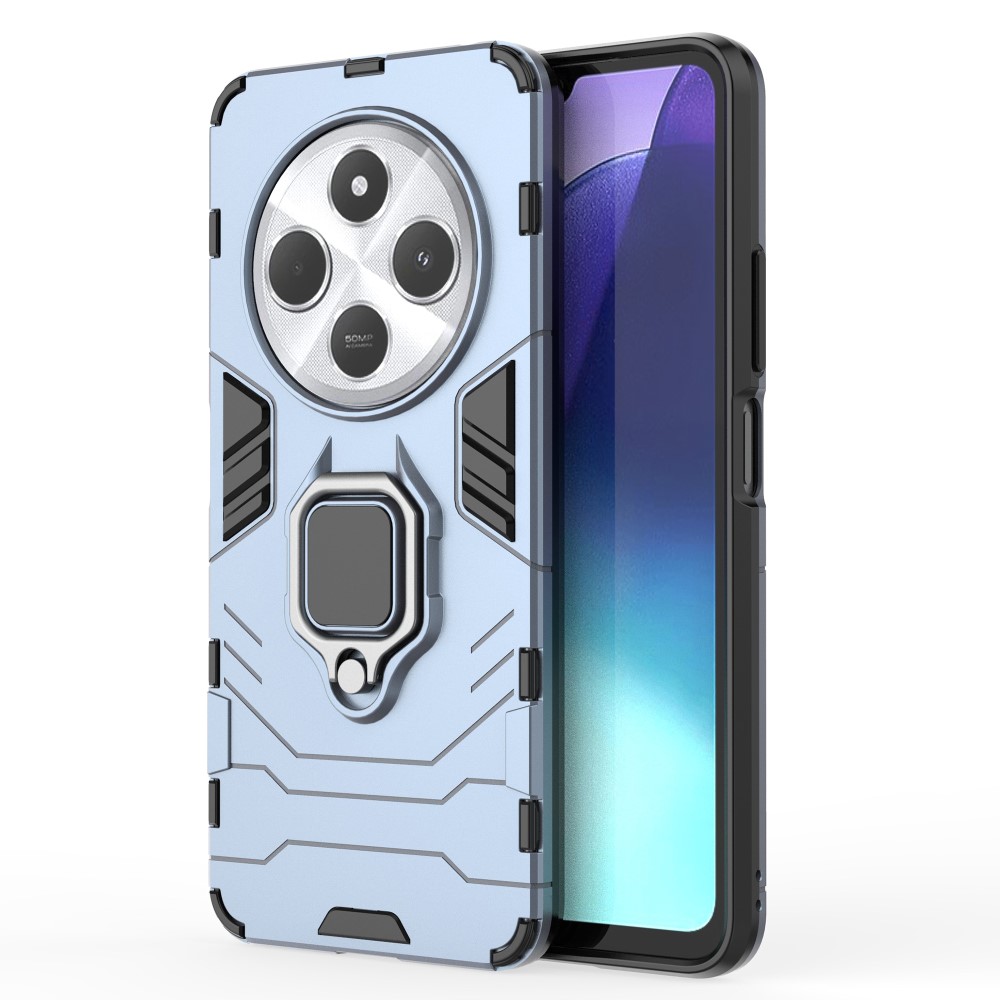  Xiaomi Redmi 14C Skal Hybrid Armor Ring Blå