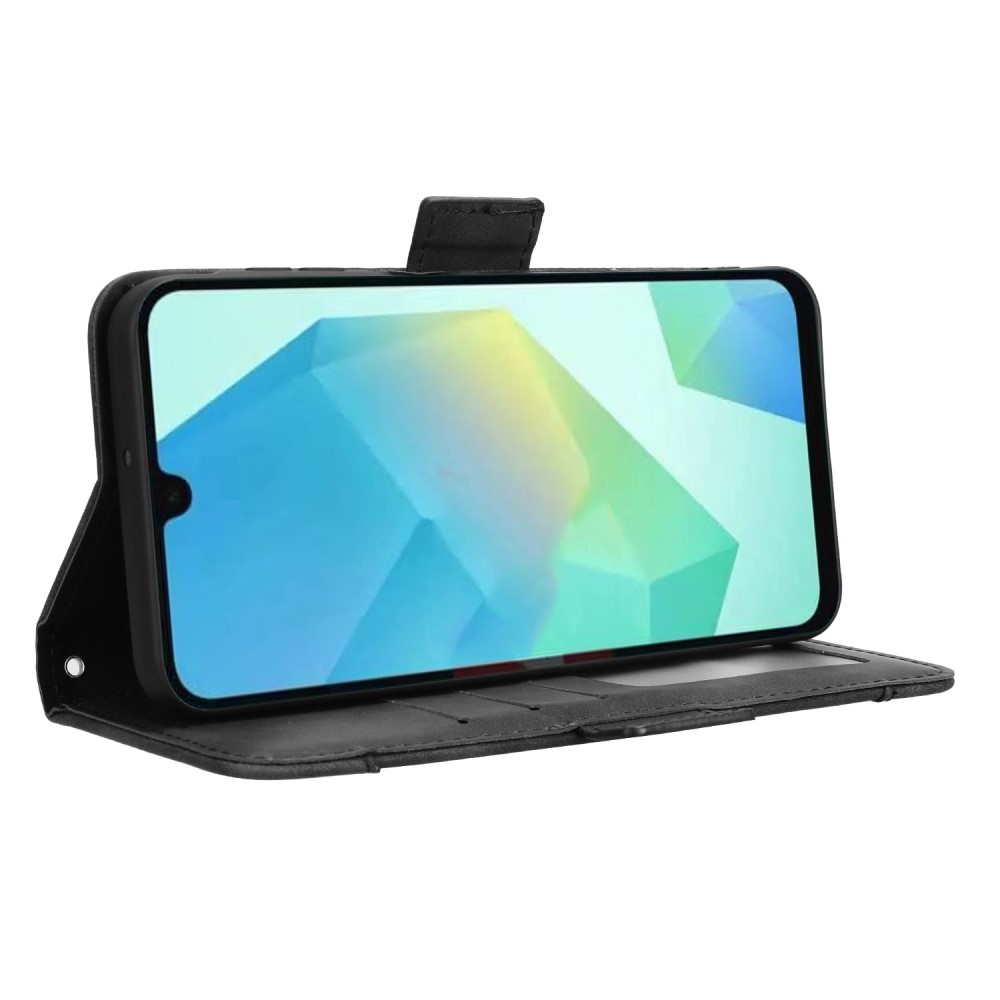  Samsung Galaxy A16 Fodral Med Avtagbart Kortfodral Svart
