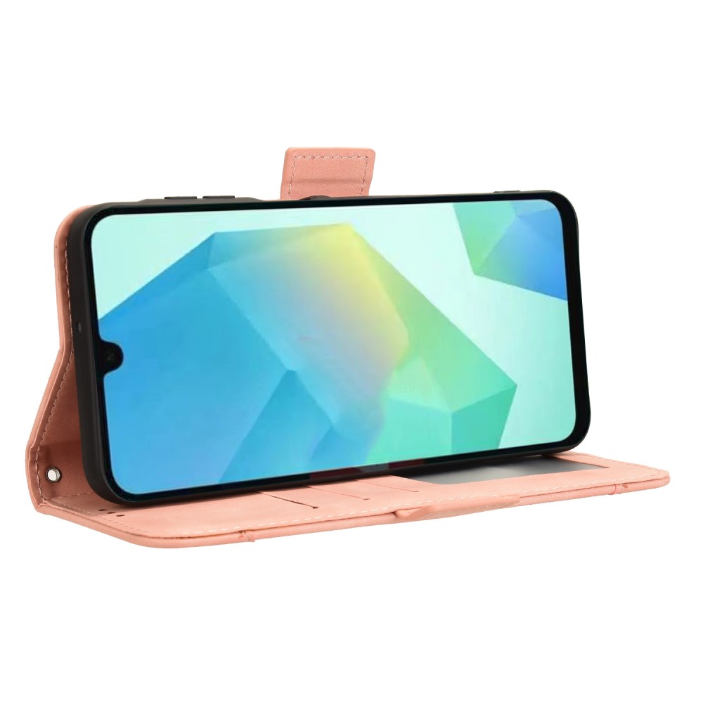  Samsung Galaxy A16 Fodral Med Avtagbart Kortfodral Rosa