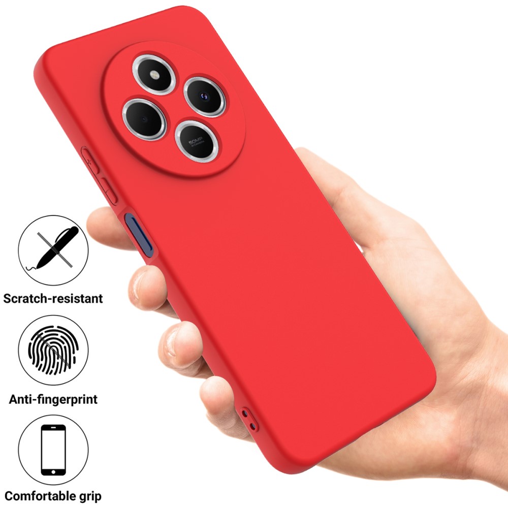  Xiaomi Redmi 14C Skal Liquid Silikon Röd