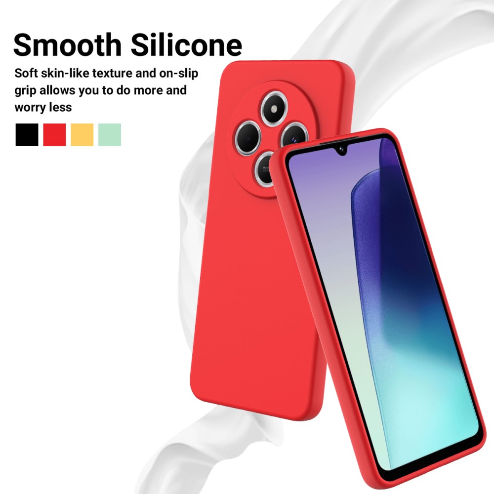  Xiaomi Redmi 14C Skal Liquid Silikon Röd