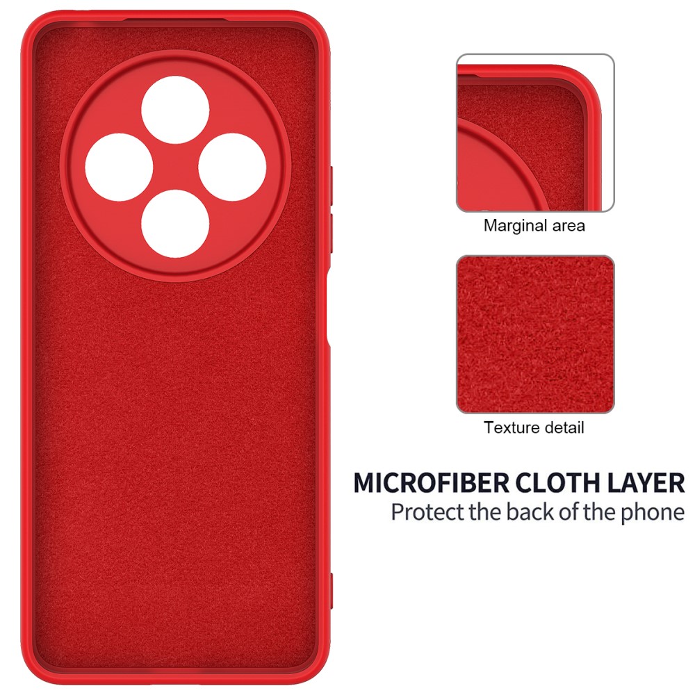  Xiaomi Redmi 14C Skal Liquid Silikon Röd