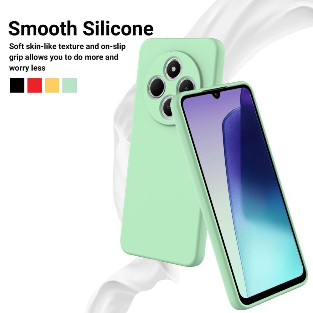 Xiaomi Redmi 14C Skal Liquid Silikon Grön