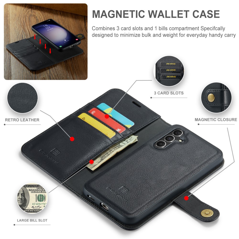 DG.MING DG.MING Samsung Galaxy A16 2in1 Magnet Fodral / Skal Svart