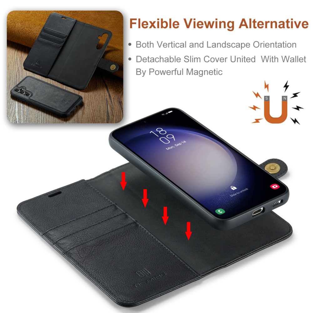DG.MING DG.MING Samsung Galaxy A16 2in1 Magnet Fodral / Skal Svart