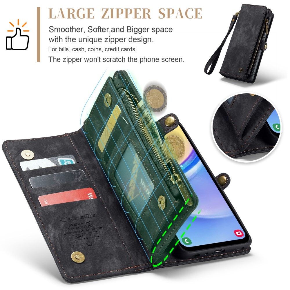 CASEME CASEME Samsung Galaxy A16 Fodral Multifuntionell Svart