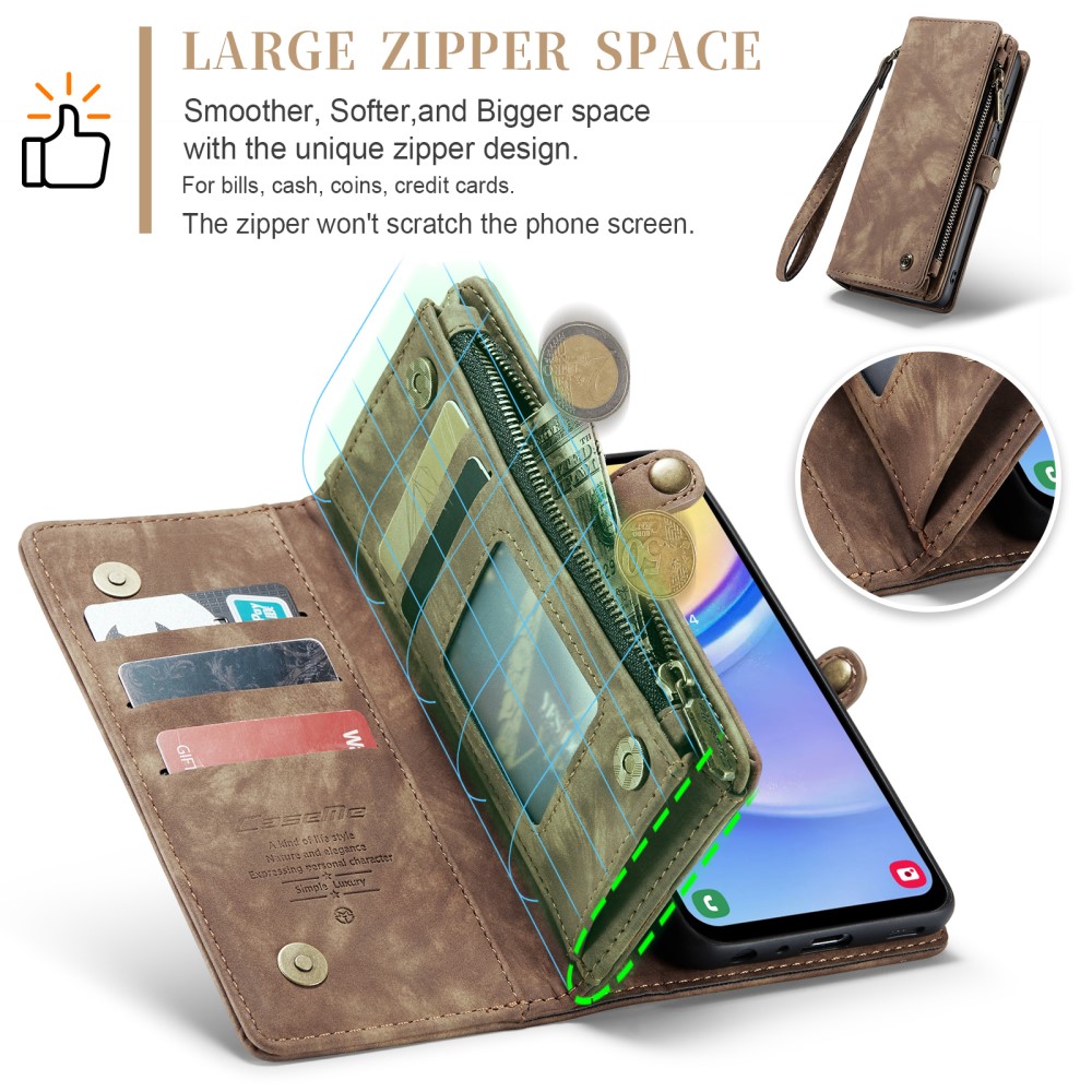 CASEME CASEME Samsung Galaxy A16 Fodral Multifuntionell Brun