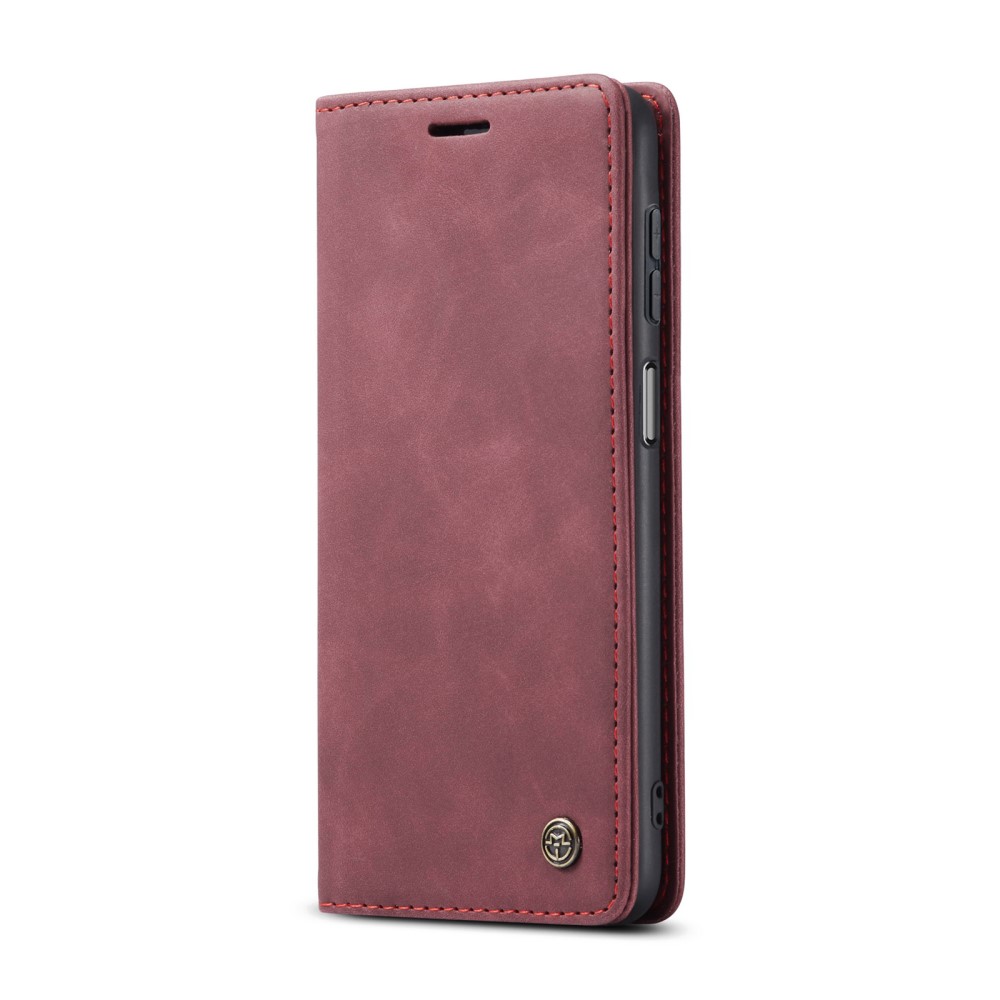 CASEME CASEME Samsung Galaxy A16 Fodral Flip Retro Läder Röd