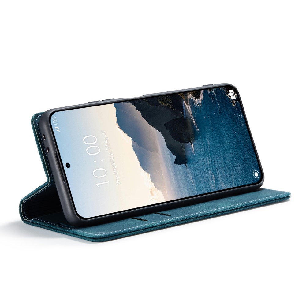 CASEME CASEME Xiaomi 14T Pro Fodral Flip Läder Blå