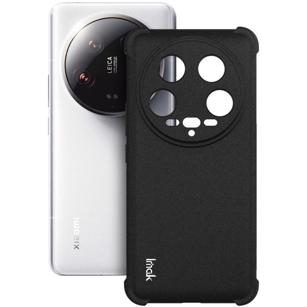 IMAK IMAK Xiaomi 14 Ultra Skal TPU AirBag Hörn Matt Svart